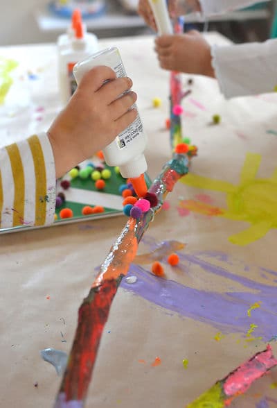 Branch painting activity