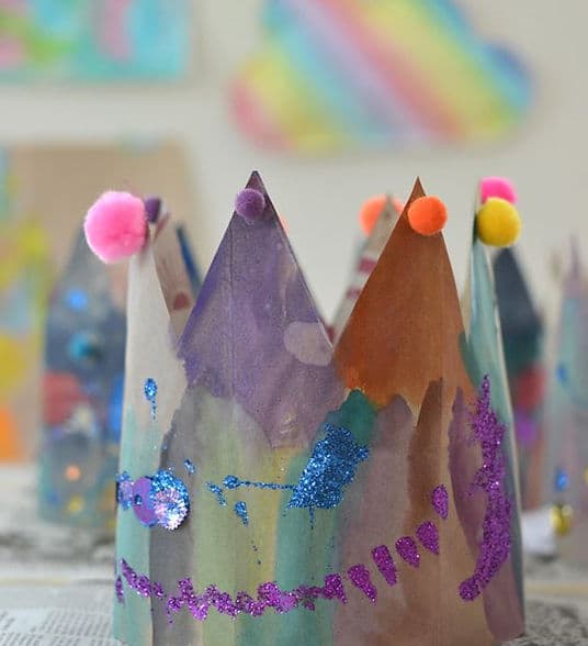 Kids birthday art activity